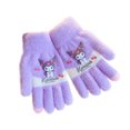 thumbnail image 5 of Los guantes para niños Sanrio son resistentes al frío, cálidos y gruesos, lindos dibujos animados para niños y niñas, tejido de felpa para bebés al aire libre con cinco dedos, 5 of 5