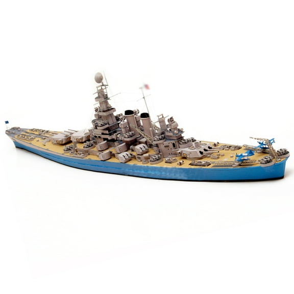 USS North Carolina BB-55 1:400 Scale Paper Model Set Battleship Paper Model DIY Model Kits TAPDRA Spare Part