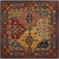 thumbnail image 1 of Safavieh Heritage Red Traditional Rug - Square 8', 1 of 5