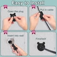 thumbnail image 3 of 10Pcs Starlink Cable Wall Grommet Cable Routing Kit for 1 Inch Wall Hole, 25.4mm Silicon Ethernet Cable Bushing Wall Penetration Grommet for Starlink Ethernet Cable Accessories, 3 of 7