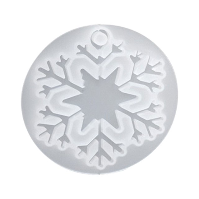 Clearance! beishanbush Diy Silicone Molds Snowflake Resin 3D Snowflake Silicone Ornament Snowflake Pendant for Resin Diy Crafts Tree Ome Hanging Ornament Decor One Size Multi-Color