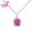 pink, variant on 9x9mm Heart Cut 8# Pigeon Blood Red Lab Grown Ruby With Inclusions S925 Sterling Silver Chain Necklace For Women Jewelry Wedding Anniversary Gifts