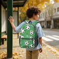 thumbnail image 6 of Soccer and Triangle Green Pattern 17" School Backpacks for Teens,Waterproof Oxford Fabric,S-Shape Padded Straps for School,Travel,Hiking,Camping, 6 of 6