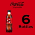 thumbnail image 5 of Coca-Cola Zero Sugar Soda Pop Bottles, 16.9 fl oz, 6 pack, 5 of 18