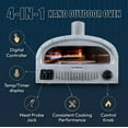 thumbnail image 3 of Prokan Kano Outdoor Pizza Ovens, 4-In-1, Digital Temp Control, 3 of 17