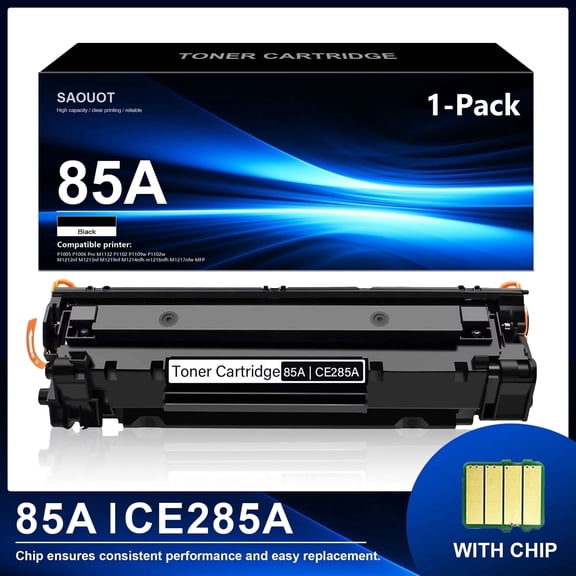 85A Black Toner Cartridge Compatible for 85A Black Toner Cartridge P1102 P1106 Printer (1 Pack)