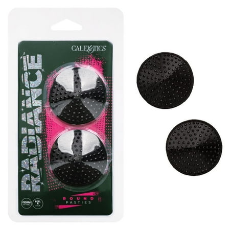 Radiance Rhinestone Glitter Gem Round Pasties  Reusable Self-Adhesive Bra