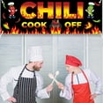 thumbnail image 3 of SURJDE Chili Cook Off Banner, Chili Banner Sign (105cm x 60cm), 3 of 7