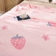thumbnail image 5 of Manta de franela engrosada | Manta de cama de terciopelo con leche de felpa | Manta de poliéster cálida y suave roja 150x100cm | Ropa de cama para el hogar de invierno y acogedora | Viajes y uso de, 5 of 7