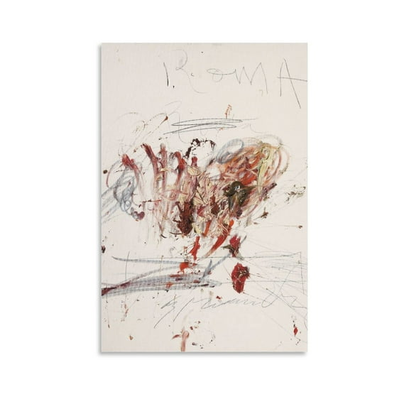 Cy Twombly Print Wall Art《Untitled》Paintings Poster Picture Print Wall Art Poster Painting Canvas Posters Artworks Gift Room Aesthetic 20x30inch(50x75cm)