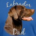 thumbnail image 3 of CafePress - Lab Dad2 T Shirt - Men's Fitted T-Shirt, 3 of 4