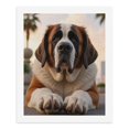 thumbnail image 5 of Paint By Numbers Kit for Adults Beginner - Saint Bernard Sunset Portrait DIY Canvas Painting Kits for Adults, Frameless Paint By Number for Adults for Home Wall Decor 16x20 Inch, 5 of 7