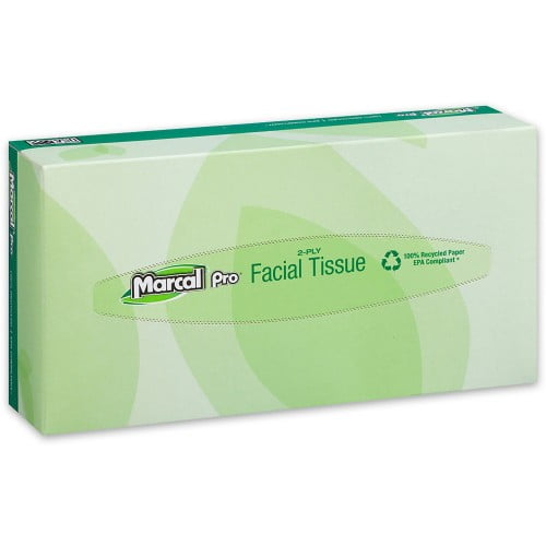 New Marcal Pro 2-ply Facial Tissue,Each