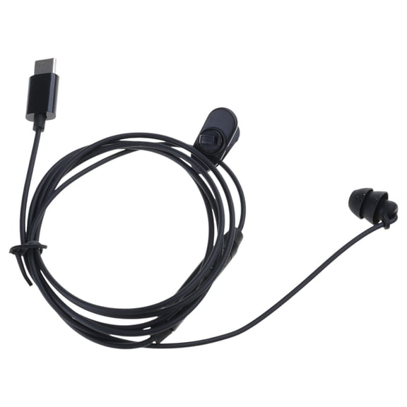 Single Side Earphone Headsets Line Control stereoes USB Type C In Ear Earbud With Microphones