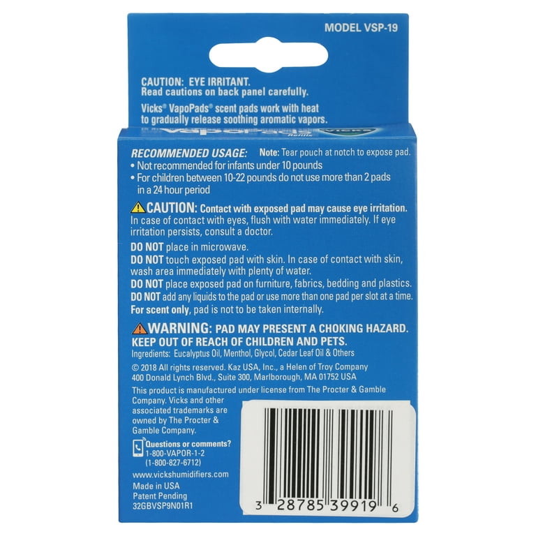 Are Vicks Vapopads Safe For Dogs