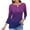 Purple, variant on LYXSSBYX Button Down Shirts for Women Women's Fashion Casual Gradient Loose Button Tops