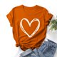 thumbnail image 1 of Fiudx Camisetas para Mujer Top de Manga Corta para Mujer, Informal, con Cuello Redondo, Sexy, con Estampado Degradado, Regular, para Verano, 1 of 6