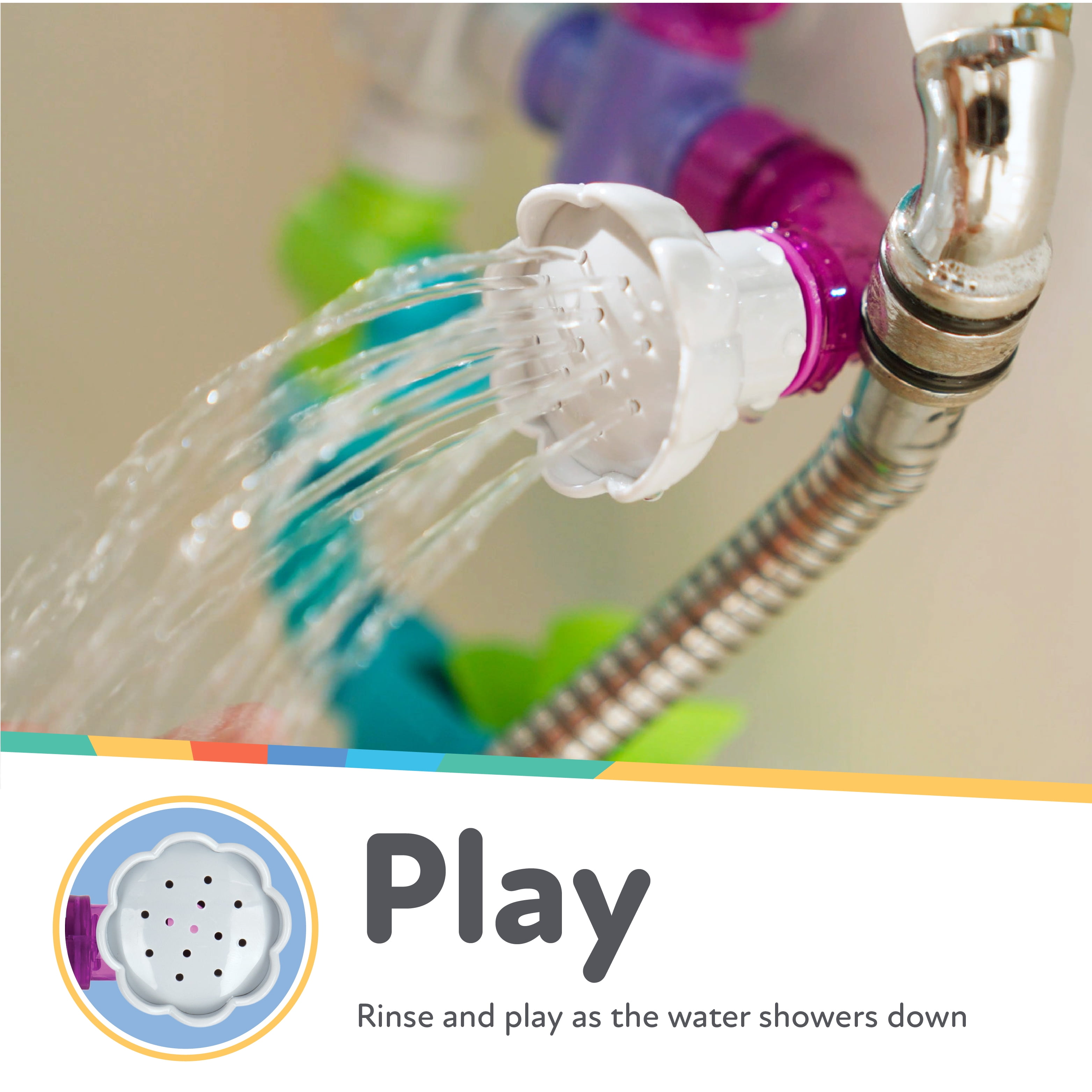 Nuby Wacky Waterworks Interactive Bath Toy for Baby
