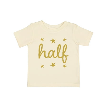 

Inktastic Half Birthday 1/2 Photo Outfit Gift Baby Boy or Baby Girl T-Shirt