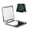 Square, variant on Spider Web Gothic Art Portable Double-Sided Face Mirror Round Shape, Magnifying Compact Pocket Mirror with PU Leather Cover