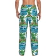thumbnail image 3 of Xecao Hawaii Palms Men's Straight Lounge Pajama Pants: The Ultimate in Comfortable Sleepwear, 3 of 9