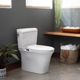 thumbnail image 2 of Brondell Bidet Toilet Seat, Elongated, Dual Temperature/Nozzle, S102-EW - White, 2 of 11