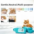thumbnail image 5 of All For Paws Natural Pet Wipes for Dogs & Cats - 100 count, Fresh Larch Scent, Deodorizing Dog Grooming Wipes, Extra Thick Cat Cleaning Wipes (50cts/pack), 5 of 8