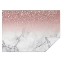 Pink Glitter White Marble Pattern Rectangle Tablecloth 60"x84",Waterproof Polyester Rectangle Table Cloth, Wipeable Spillproof Polyester Tablecloth for Dining, Camping, Indoor and Outdoor