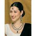 thumbnail image 4 of Parshwa Creations Exquisite Indian Bollywood Wedding Silver Plated Kundan Jewelry Choker Necklace Set, 4 of 4
