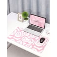 thumbnail image 5 of Pink Mouse Pad - Pink Desk Accessories - XXL Mouse Pad - Pink Desk Mat - Desk Decorations for Women Office - Cute Room Decor - Pink Office Decor - Mouse Pad Cute - Extended Mouse Pad Pink, 5 of 6