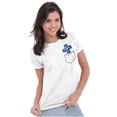 thumbnail image 3 of Cross in Pocket Holy Roller Faith Womens Slim Fit Graphic Tee Brisco Brands X, 3 of 5