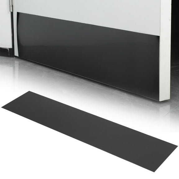 RENACLIPY Door Kick Plate, Stainless Steel, Black, Easy-Install, for Home Protection, 2Pcs