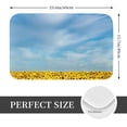 thumbnail image 2 of Sikiie Blooming Sunflower Field Print Flannel Anti-slip Floor Mat 16x24in, Thickened Dustproof Entrance Door Mat Floor Mat for Kitchen, Bathroom, Laundry Room, 2 of 7