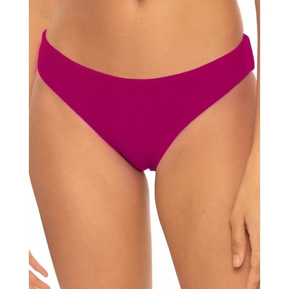 Becca by Rebecca Bas de Bikini Hipster Code Couleur, Framboise, Framboise, Très Petit