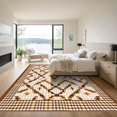 thumbnail image 3 of ODIKA 3'x5' Machine Washable Non-Slip Area Rug, Geometric Beige High Traffic Rug, Beige, 1030227, 3 of 7
