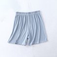 thumbnail image 2 of biudgviw Sleep Shorts for Women Ribbed Ultra-Soft Pajama Shorts Elastic Waisted Comfy Sleepwear Solid Color Bermuda Loungewear, 2 of 7