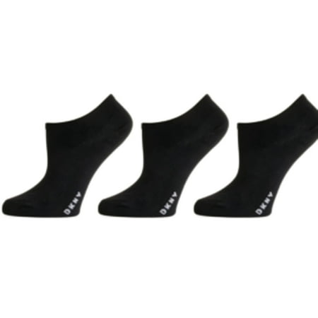 DKNY Womens 3 Pairs Microfiber No-Show Socks