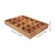 thumbnail image 2 of Caja expositora de madera, organizador de calcetines y ropa interior con 20 compartimentos, caja de almacenamiento multiusos, 2 of 6