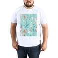 thumbnail image 5 of Oversize Blouse For WomenFeather Loose Fit Summer Casual Tees -XL, 5 of 5