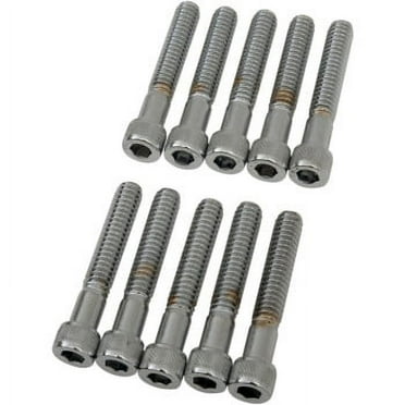 Drag Specialties DS-190570 Fine-Thread Socket-Head Bolts - 5/16in.-24 x 7/8in.