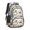 Excavator and Road, variant on Excavator and Mountain White Pattern Cute School Backpack Bag with Padded Back and Adjustable Shoulder Straps 16.9 X 12.6 X 5.9 Inches
