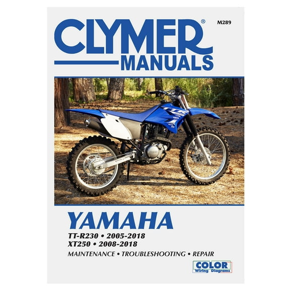 Clymer Repair/Service Manual '05-18 TT-R230 & '08-18 XT250 (CM289)