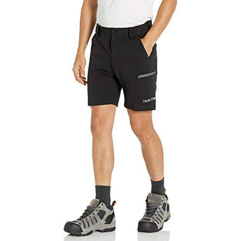 HUK Next Level 7in Charcoal Gray Short H2000040-010