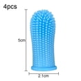 thumbnail image 2 of 4 pet fingertips cleaning toothbrushes pet silicone toothbrushes pet teeth cleaning tools, 2 of 5