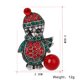 thumbnail image 5 of Yuarrent Decorado Árbol de Navidad Botas de Papá Noel Muñeco de nieve Campana Broche Bufanda Collar Solapa Broche de Navidad Regalo de niña Kits de decoración para fiestas No.64 Yuarrent JR0793-64, 5 of 6