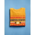 thumbnail image 3 of 4Th July United States Sweatshirt Women -Image by Shutterstock, Female 3X-Large, 3 of 4