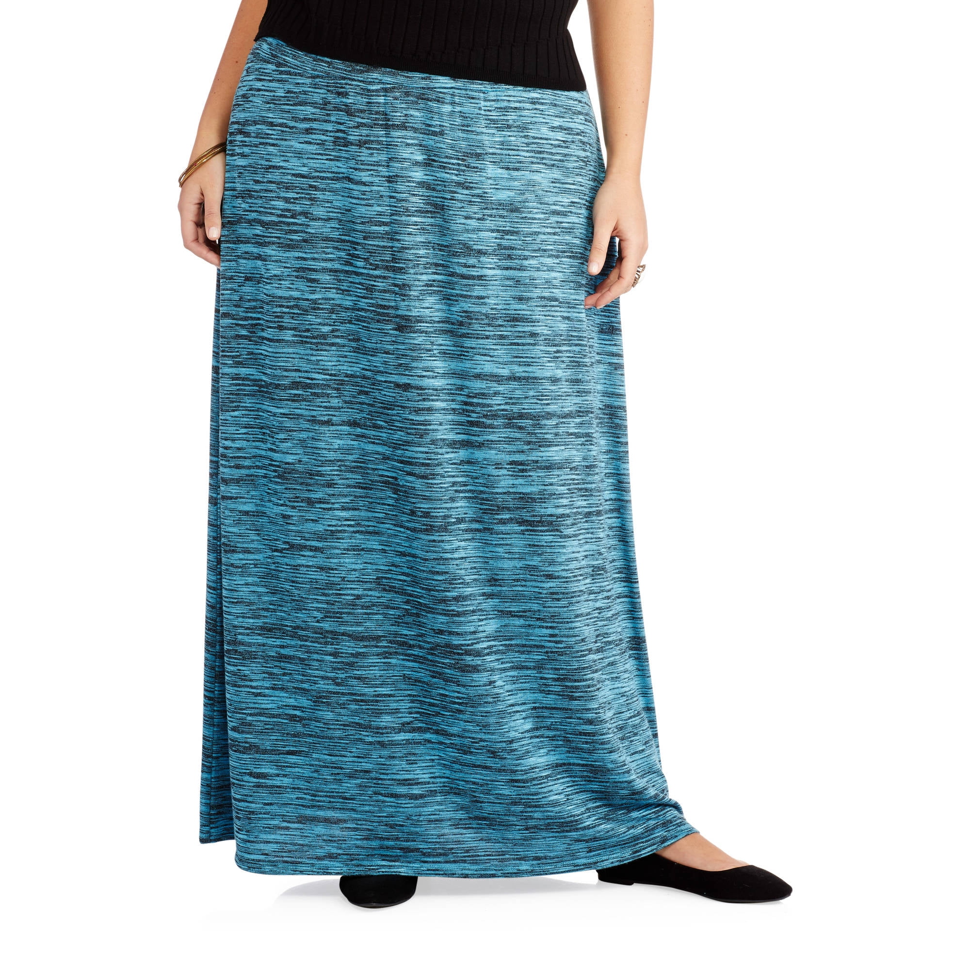 Faded Glory Women's PlusSize Essential Knit Maxi Skirt