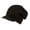 BROWN, variant on Cap - Knitted Beanie Visor w/ Slouch Crown - Dark Gray - HT-H1295DGY