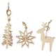 thumbnail image 1 of 3pcs de nieve piezas de de Navidad árbol de Navidad adorno colgante, 1 of 9