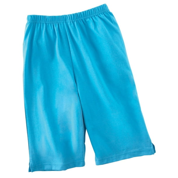 Collections Etc. Bermuda Style Elastic Waist Shorts